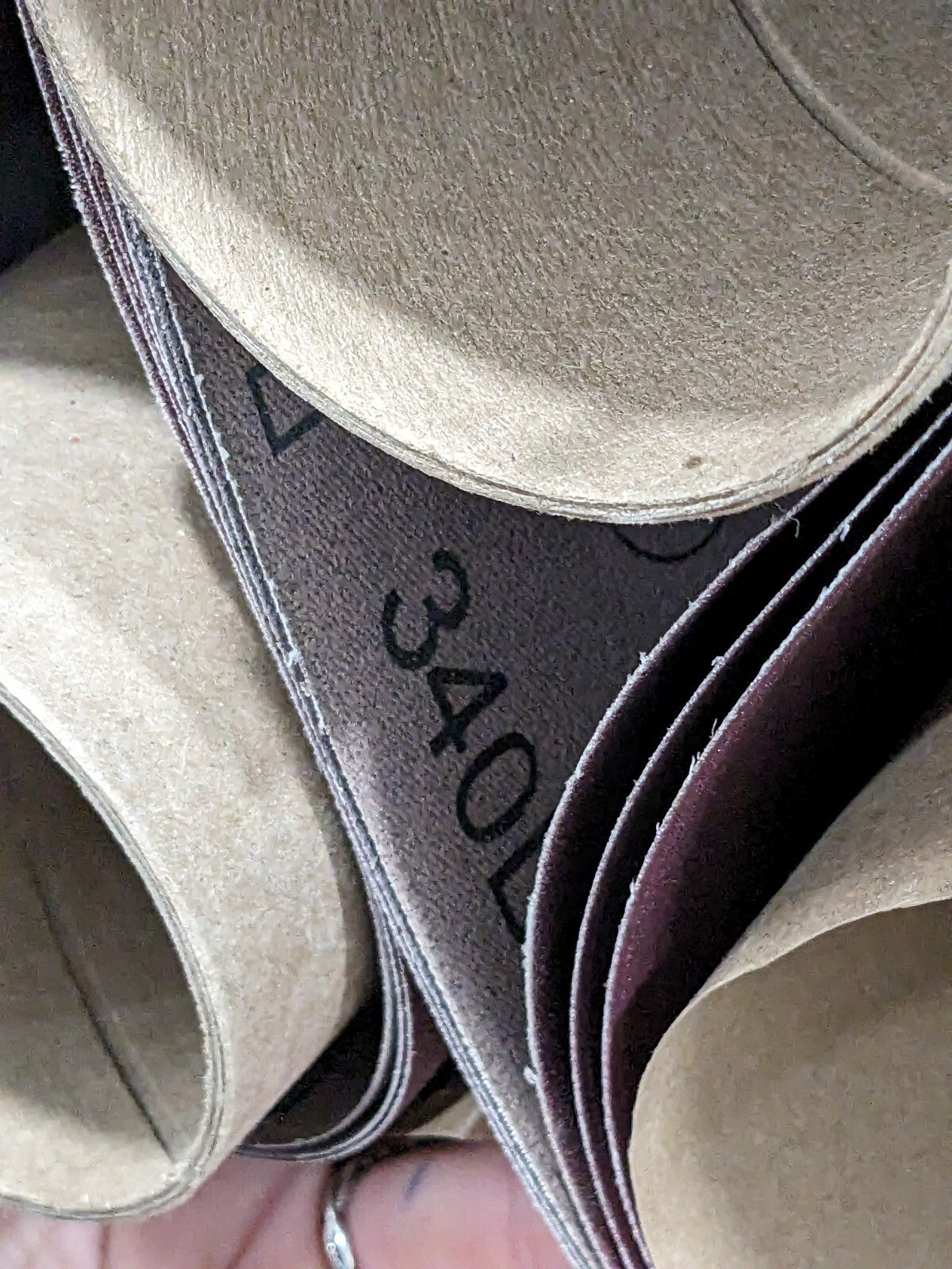 LOT of 3 3M Cloth Belts 340D SINGLEFLEX FILM-LOK P120 52" x 75"  7010326394