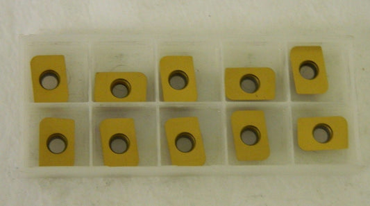 New Tech EM19125 Grade ENT5T Carbide Milling Insert Qty 10 EM19125ENT5T