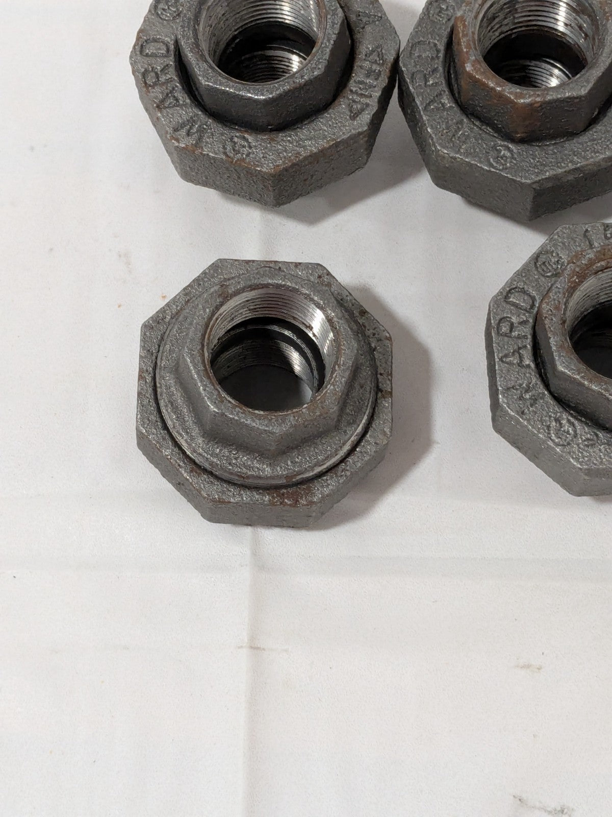 Ward Black Union: 3/4", Threaded Malleable Iron, Class 150, 5 PACK 13392