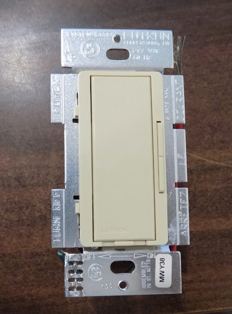 Lutron MA-R-277-IV 8.3 Amp 277 Volt Ivory Multi-Location Remote Companion Dimmer