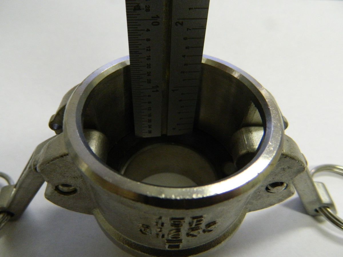 Ever-Tite 15B Cam and Groove Coupling Brass Handles SU15BSS