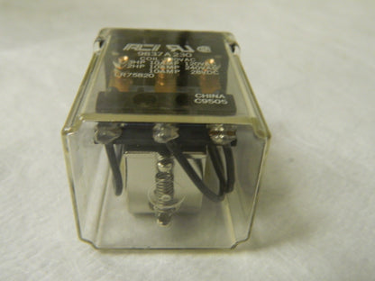 ACI Square Blade Relay 11 PIN 3PDT 230 VAC QTY 2 9837A230