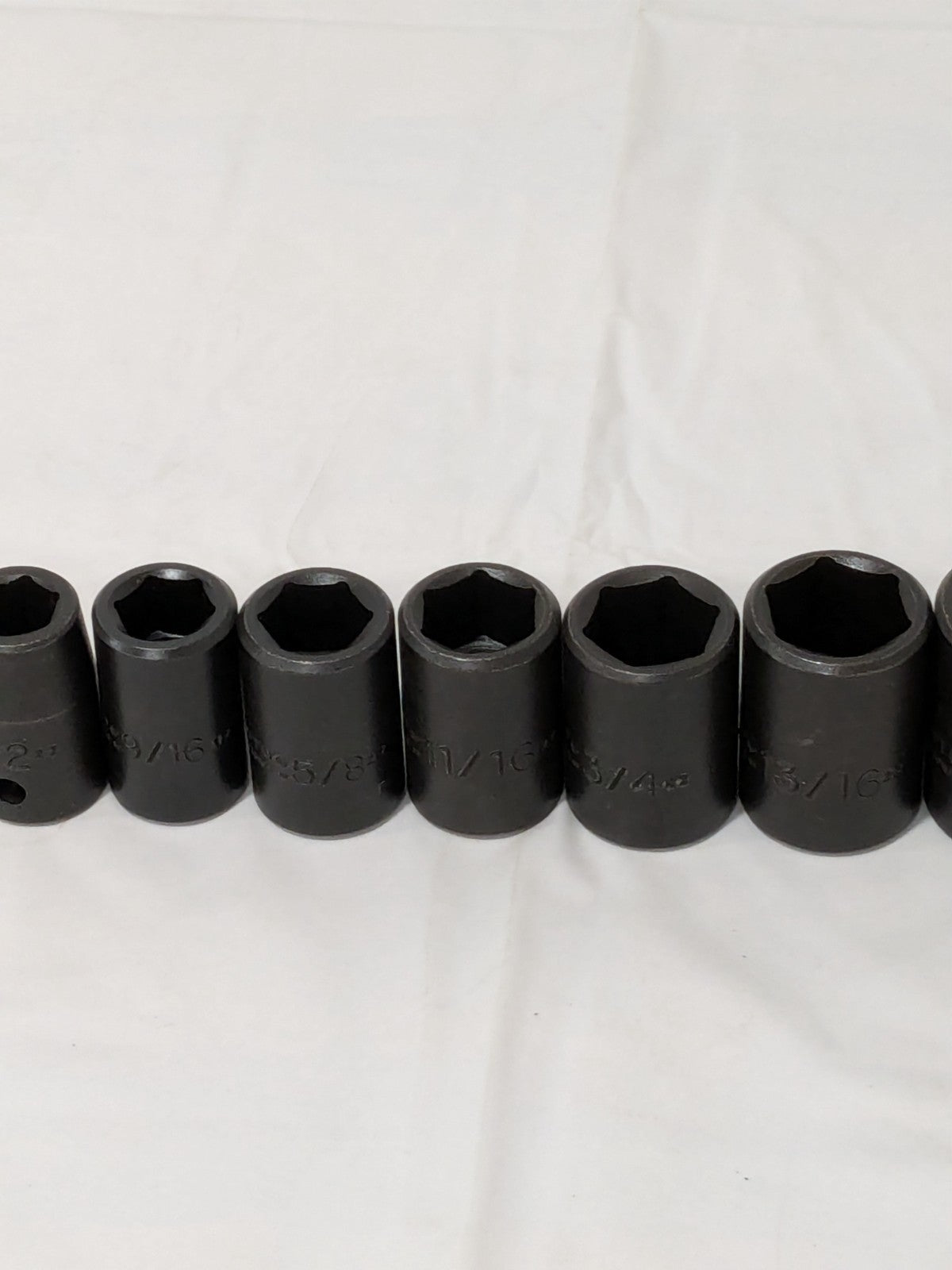 Proto Socket Set: Impact Standard, 11 Pc, 1/2" Drive, 1/2 to 1-1/8" J74102