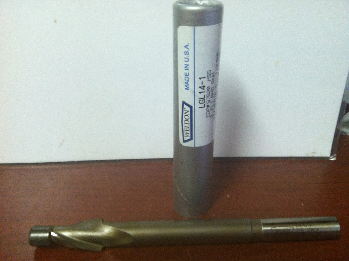 Weldon LGL14-1 #97520 11/16" x 1/2" x 1" x 6-1/2" 2F HSS Solid Pilot Counterbore