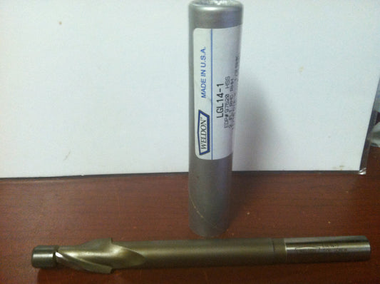 Weldon LGL14-1 #97520 11/16" x 1/2" x 1" x 6-1/2" 2F HSS Solid Pilot Counterbore