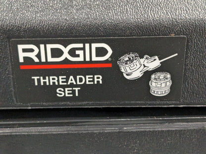 Ridgid 9-Die-Head Pipe Threader Set 1/8" to 2" w/Case 36505