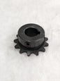 U.S. TSUBAKI Finished Bore Sprocket: 13 Teeth, 3/8" Pitch, 5/8" Bore 3