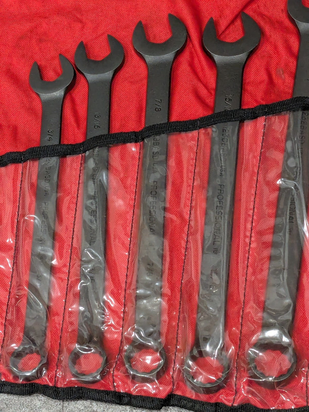 Proto Combination Wrench Set: 12 Pc, 1/2 to 1-1/4" Wrench J1200FBASD INCOMPLETE