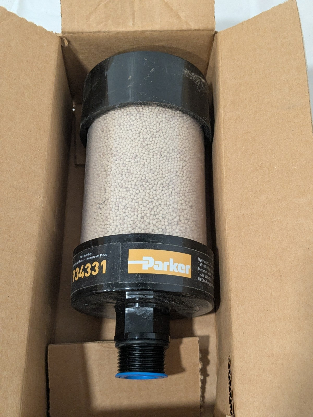 Parker 3-7/8" Desiccant Breathers: Thread Standard: MNPT 934331