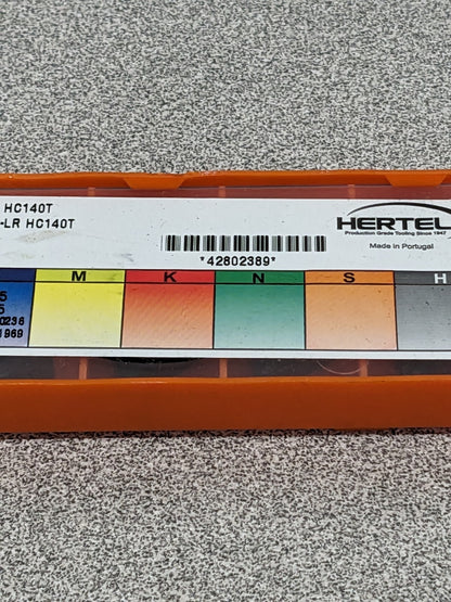 HERTEL Turning Insert: TNMG 333LR HC140T, Solid Carbide Qty 10 42802389