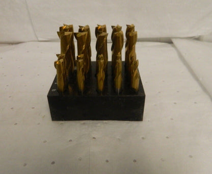 Pro 3/16" to 3/4" 2 and 4 Flute 20 Piece Square End Mill Set 320-0000