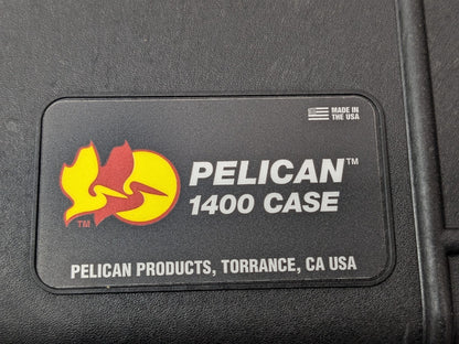 Pelican 1400 Case W/Foam Black 1400-000-110