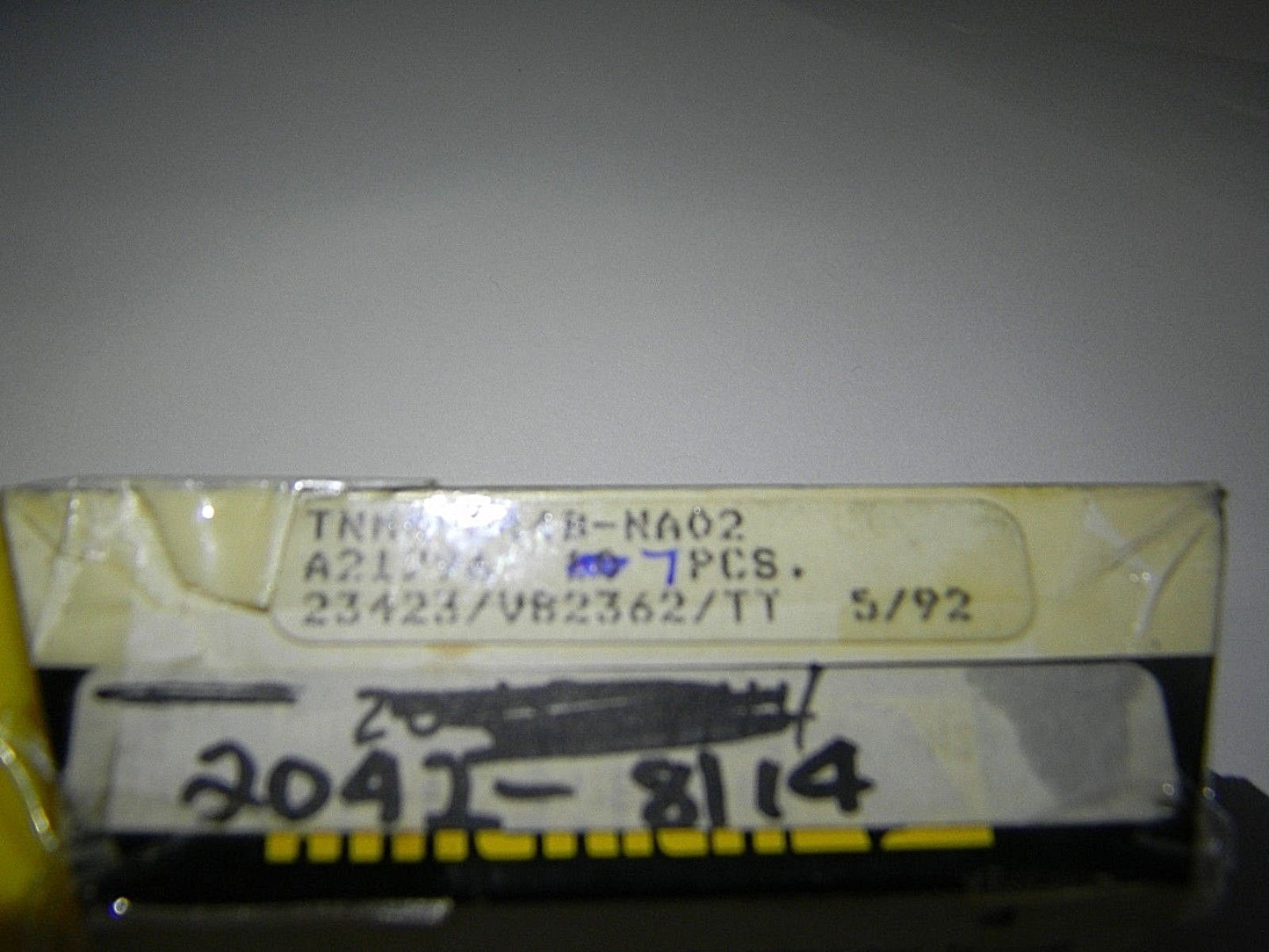 Newcomer Carbide Inserts TNMA 544B Grade NA02  Qty. 7