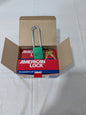 (6)American Lock Lockout Padlock Keyed Alike, Aluminum, 3 High A1107KAGRN-27436