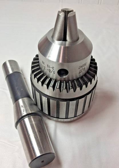 Jacobs Keyed Drill Chuck 1/8 to 3/4" Capacity Tapered Mount JT4 3007588