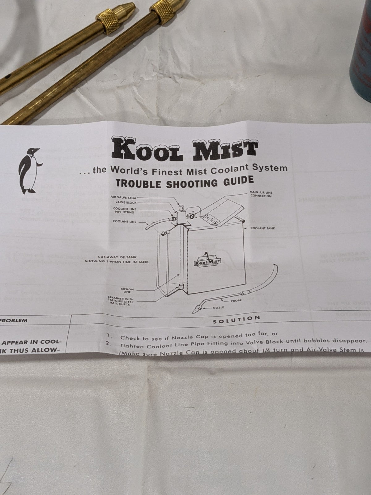 Kool Mist Tank Mist Coolant System: 3 gal, Stainless Steel Tank, 2 Outlet 352N