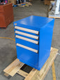 Rousseau Modular Storage Cabinet 4 Drawer 32 H x 18 W x 21 D Steel Blue