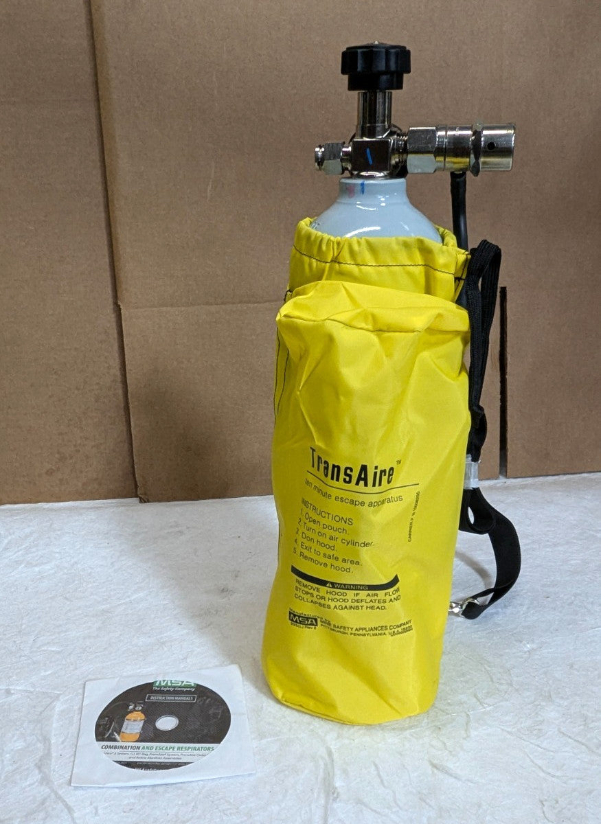 MCR Safety Emergency Escape Breathing Apparatus (EEBA) Alum Cylinder 3000PSI