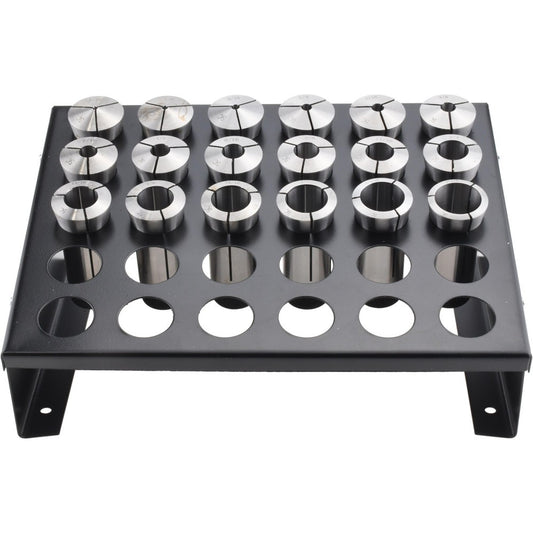 5C Collet Set With Tray: 18 Pc, 1/16 to 1-1/8" Capacity 230-8018