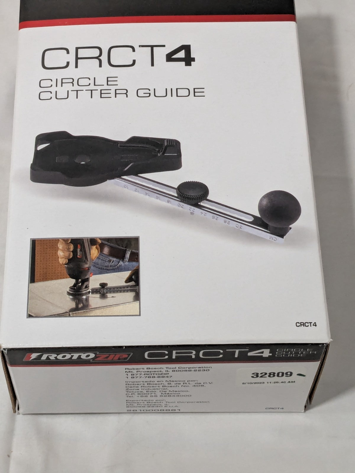 RotoZip Circle Cutter Attachment Precision Cutting Tool Up to 12 Inches CRCT4
