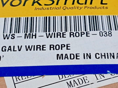 Professional Galvanized Steel Wire Rope 1/4" Dia WS-MH-WIRE-038