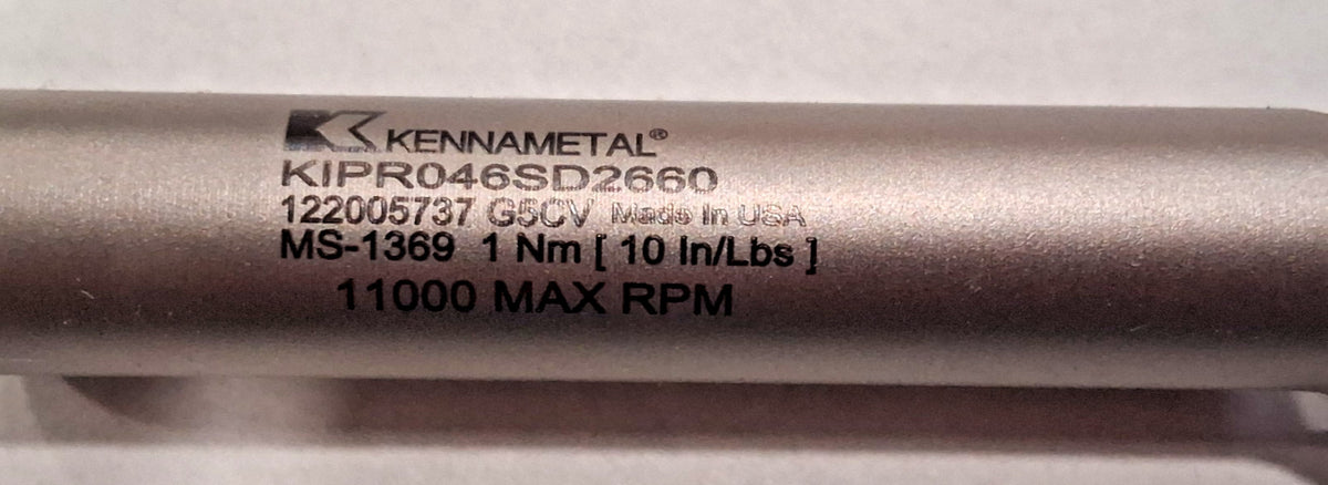 Kennametal Indexable Chamfer & Angle End Mill Through Coolant 1023681
