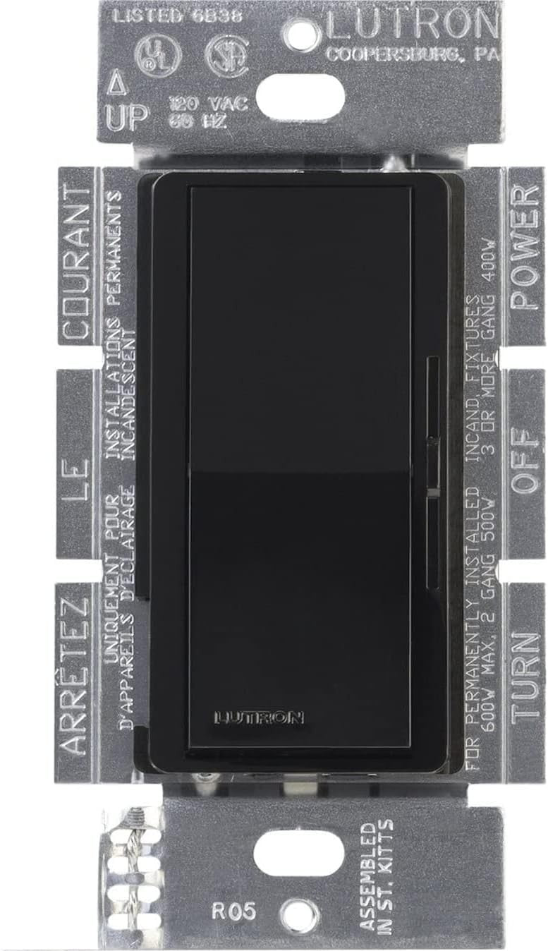 Lutron DVELV-303P-BL Diva Electronic Low-voltage 3-Way Dimmer
