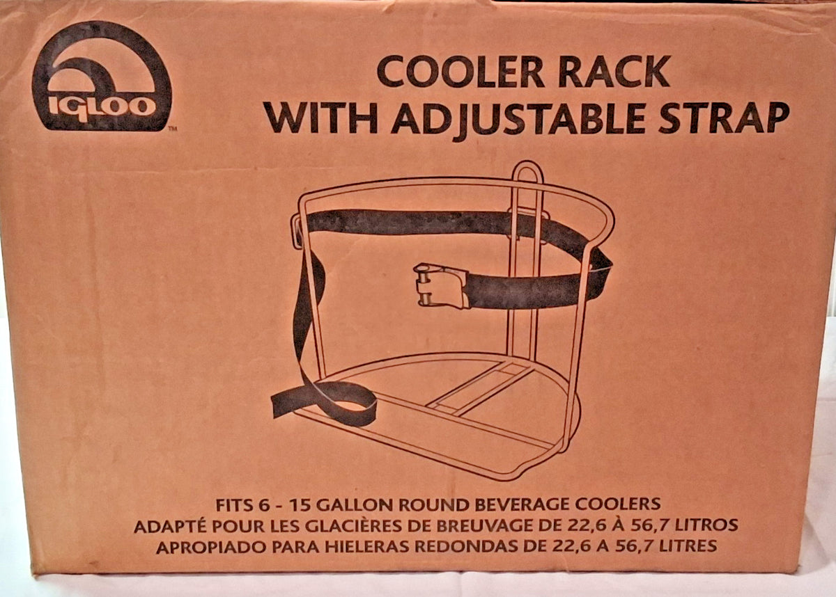 Igloo Steel Cooler Truck Rack 6-15 Gal Adjustable Strap Wire Bracket 25043