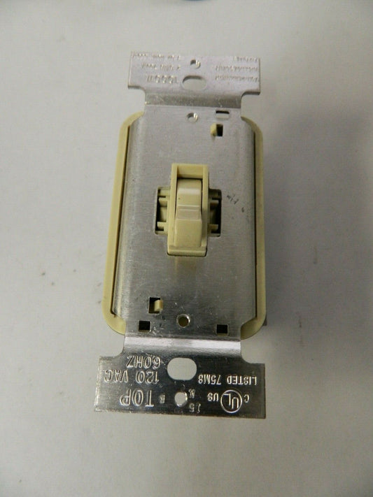 PASS & SEYMOUR  - TOGGLE DIMMER 1000W/3-WAY IVORY  QTY 2 T1003-I