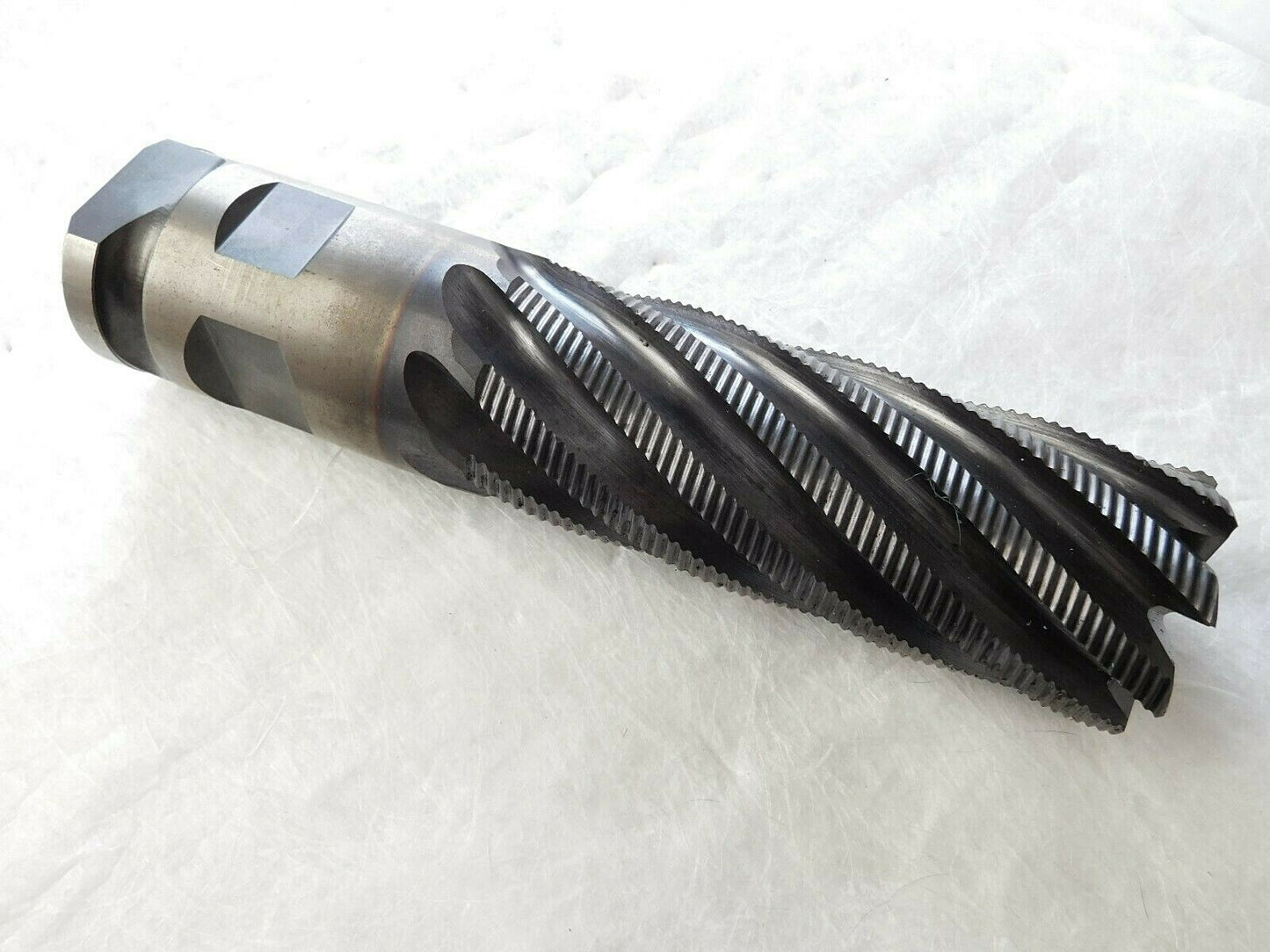 Niagara Cobalt Roughing End Mill TiAlN RH 2" Dia x 5" LOC x 8-3/4&quot