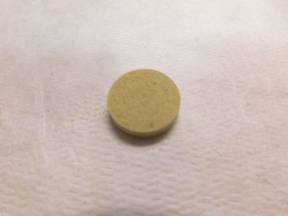 Unmounted Felt Polishing Wheel 1" Diameter x 1/4" Thickness QTY 20  91070896