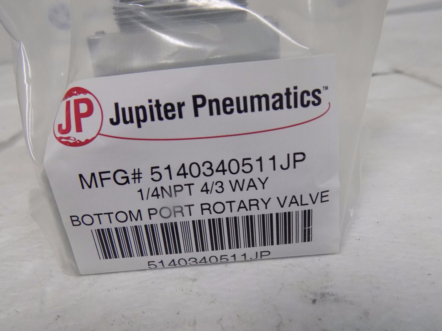 Jupiter Pneumatics Mechanical Rotary Valve 1/4" NPT 4-3 Position 5140340511