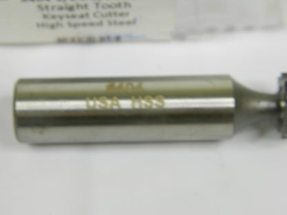 Moon Straight-Tooth Woodruff Keyseat Cutter 1/2" Diam 10 Teeth KY425