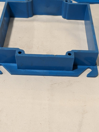 Carlon 2-Gang 4 Inch Side 3/4 Inch Raised Square Cover Qty 5 A422