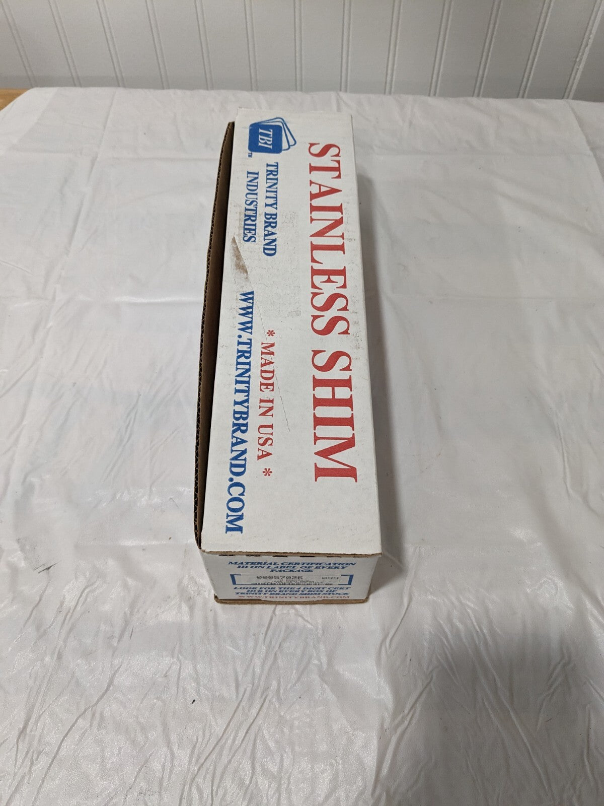 TBI Shim Stock: 0.002'' Thick, 120'' Long, 12" Wide, 26