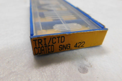 Korloy Carbide Inserts SNG422 Square TiN Coated Qty 10 20593422