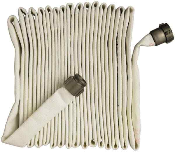ALLIANCE HOSE &amp; RUBBER 50 Foot Polyester Jacket Fire Hose RR15-050-ARN-M