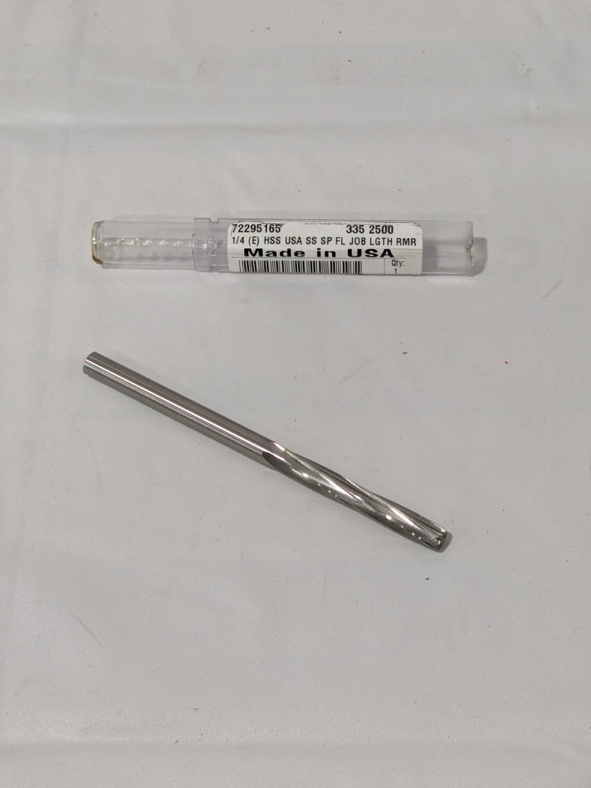 Yankee Chucking Reamer: Letter E, 4" OAL, 1-1/2" Flute Length 335-0.2500