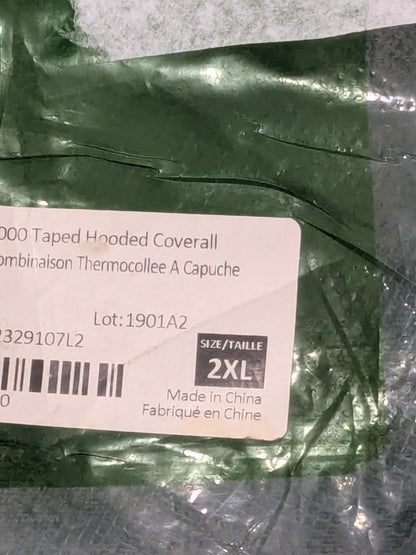 ANSELL Disposable Coverall: Chemical, Size 2X-Large GR40-T92-111-06 NO MASK