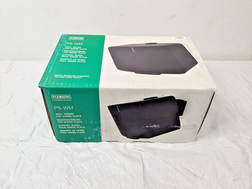 Flexson P5-WM WALL MOUNT ONLY for the Sonos Five & PLAY:5 - Black FLXS5WM1021