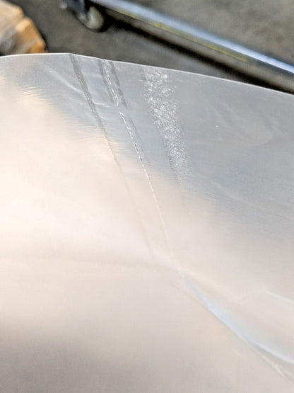 1 ROLL OF 200 Poly Bags Clear w/Perforations 24" X 77" 0.0015 Mil A010459