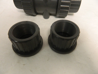 LEGEND VALVE 1-1/4" Pipe Full Port PVC True Union Design Ball Valve 201-206