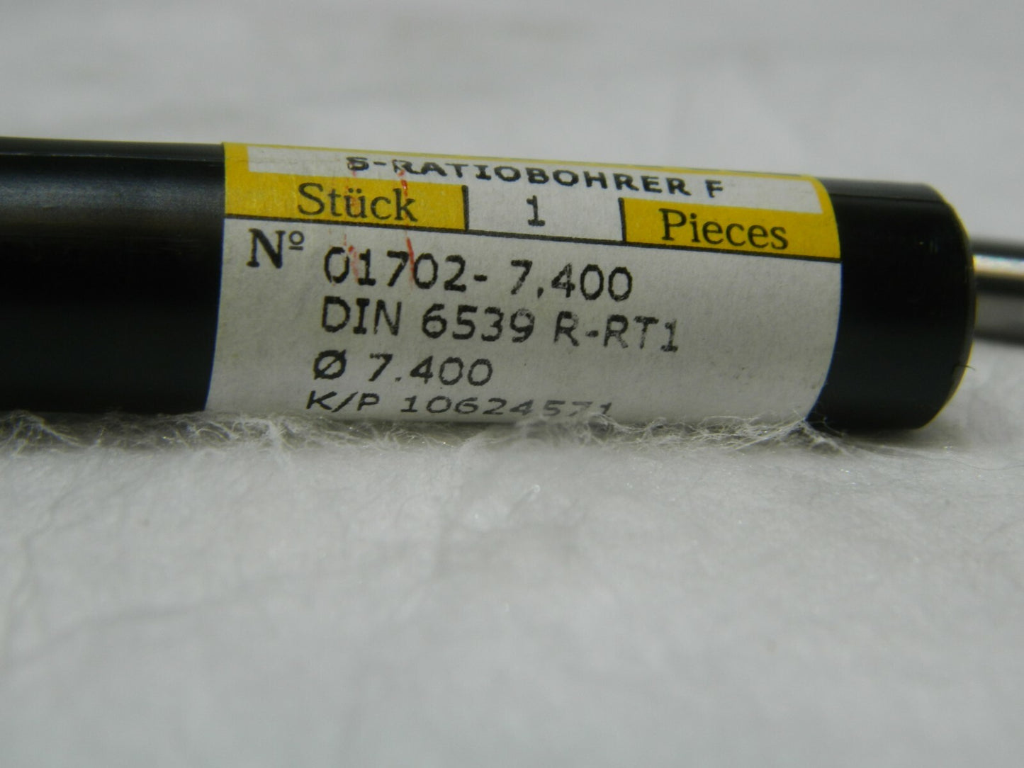 Guhring Screw Machine Length Drill Bit  0.2913" 140° Right Hand 01702-7.400