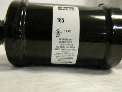 Parker Refrigeration Liquid Line Filter 5/8" Conn. 2-1/2" D 6.3"