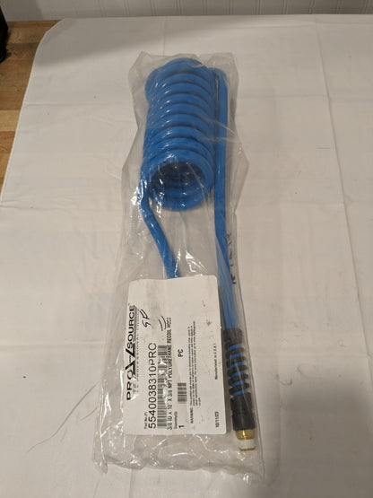 Pro-Source Coiled & Self Storing Hose 3/8" ID, 3/8 Thread, 10 ft L 5540038310PRO