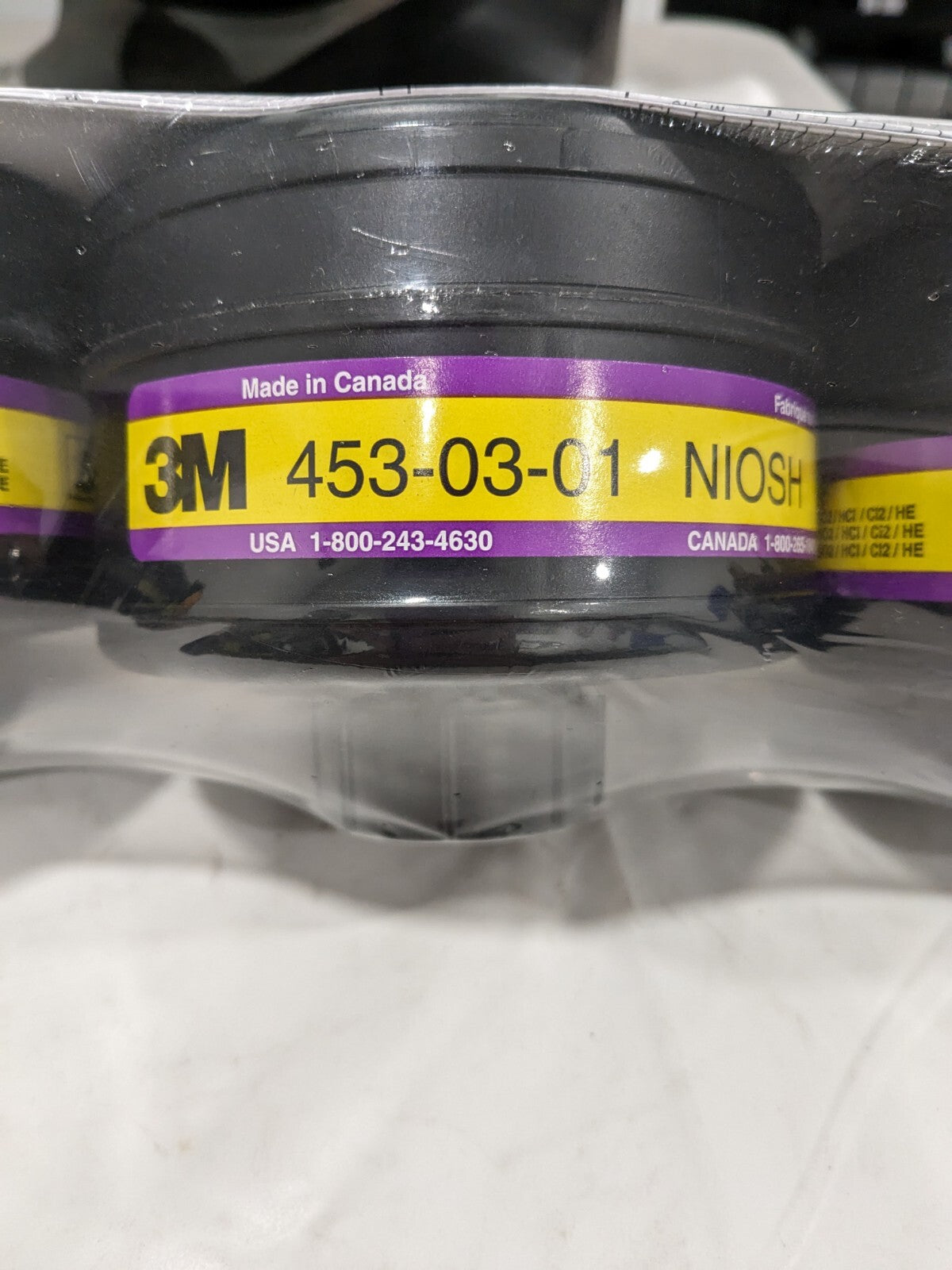 3M PAPR Cartridge Sealed Package Qty 3 453-03-01
