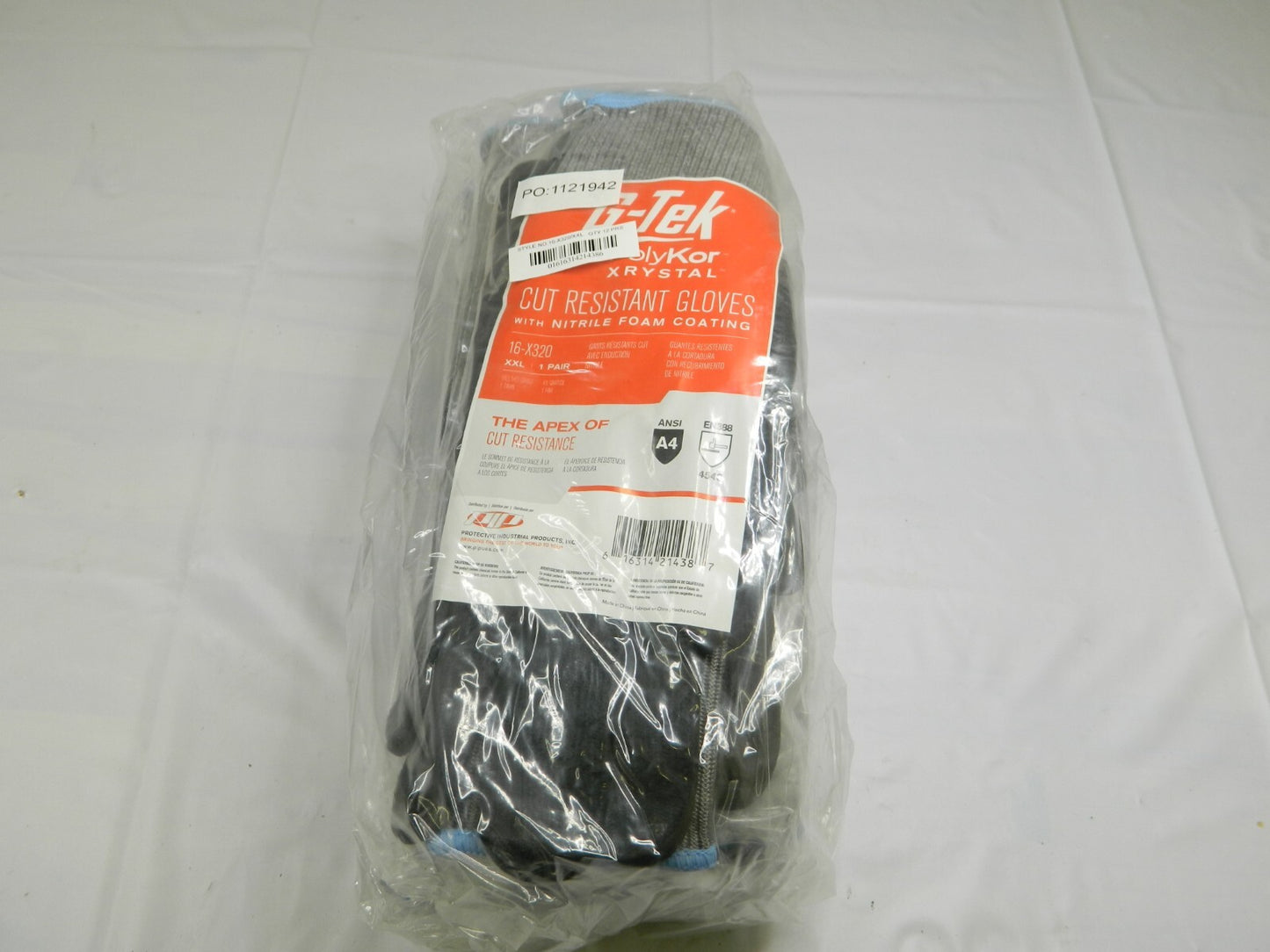 PIP G-Tek PolyKor Xrystal Seamless Knit PolyKo Seamless Glove Qty 12 16-X320/XXL