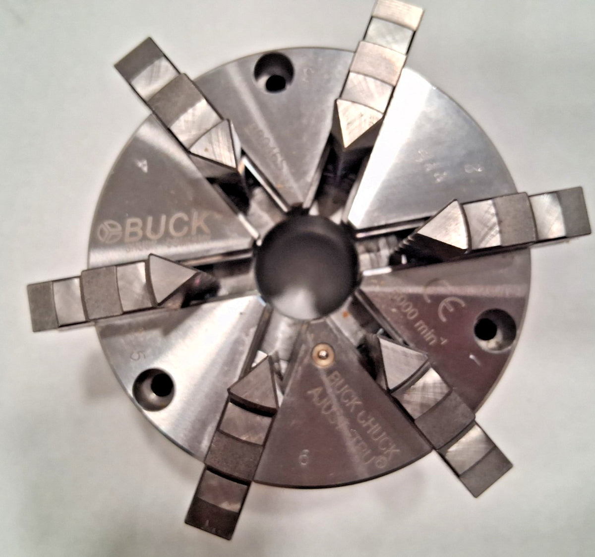 Buck Chuck Company Manual Lathe Chuck 4" 6 Jaw Self-Centering B8046S