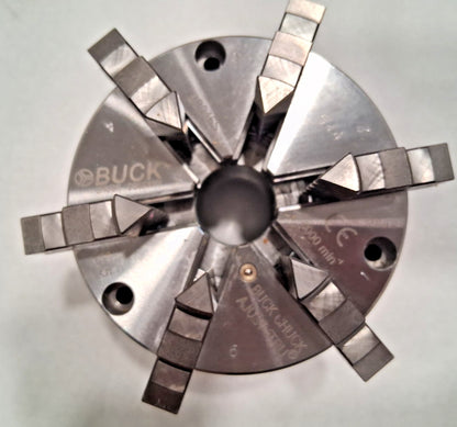 Buck Chuck Company Manual Lathe Chuck 4" 6 Jaw Self-Centering B8046S