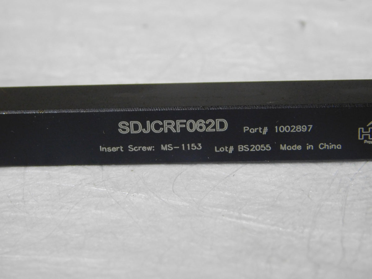 Hertel Indexible Turning Toolholder 3/8 x 3/8 Shank RH 6 OAL SDJCRF062D